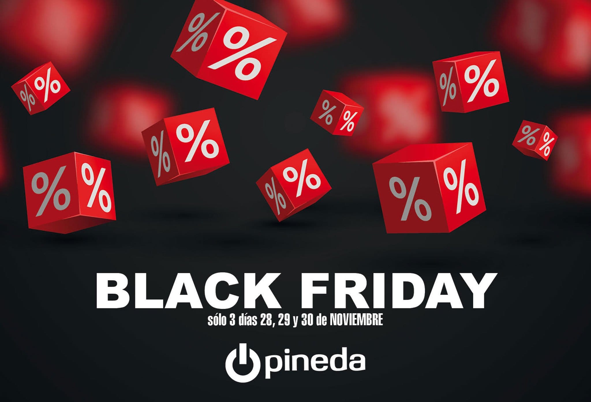 Ofertas de Black Friday en electrodomésticos e iluminación 1 Imagen: Llega el Black Friday a Electrodomésticos Pineda