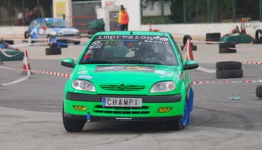 Citroen Saxo durante la prueba