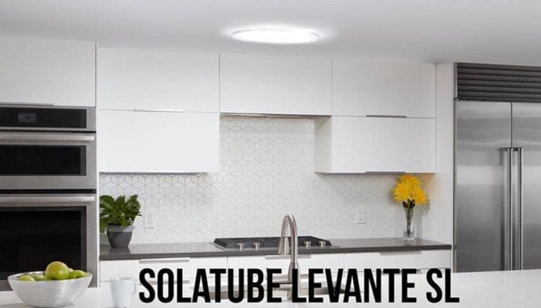 Después de iluminar una cocina con Solatube Levante