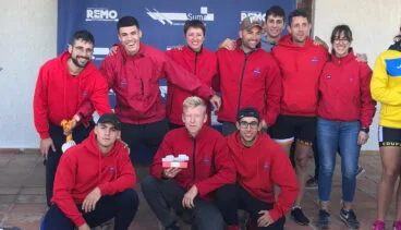 equipo de remo del real club nautico denia