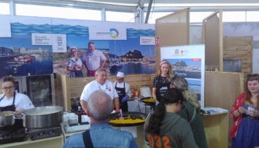 estand de denia en el festival