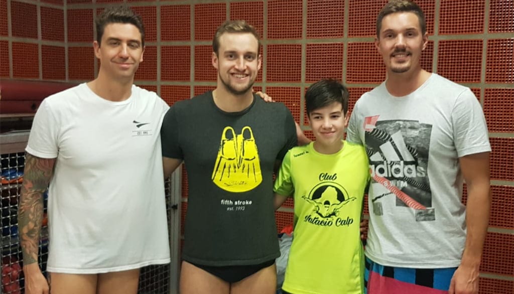 Buenas actuaciones de los dianenses Miguel Ordóñez e Iván Kropf en Alemania 3 Imagen: Iván Kropf entre varios compañeros