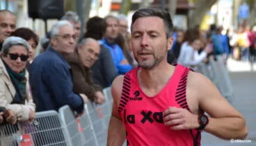 Jaume Donderis en la carrera