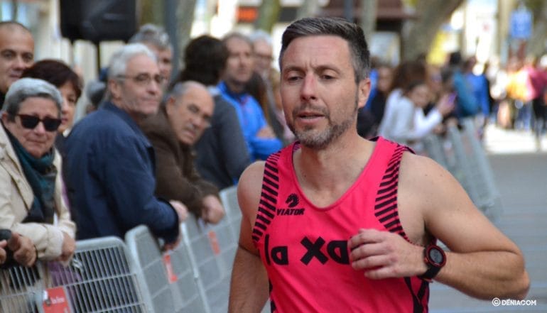 Jaume Donderis en la carrera