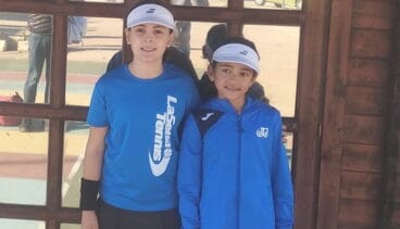 jugadoras de la escuela del ct denia en la liga comarcal