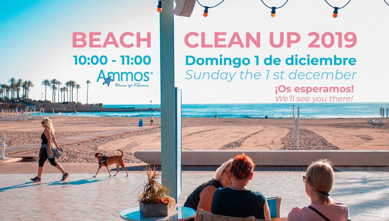 Evento comprometido con la limpieza de la playa del Arenal de la mano de Restaurante Ammos