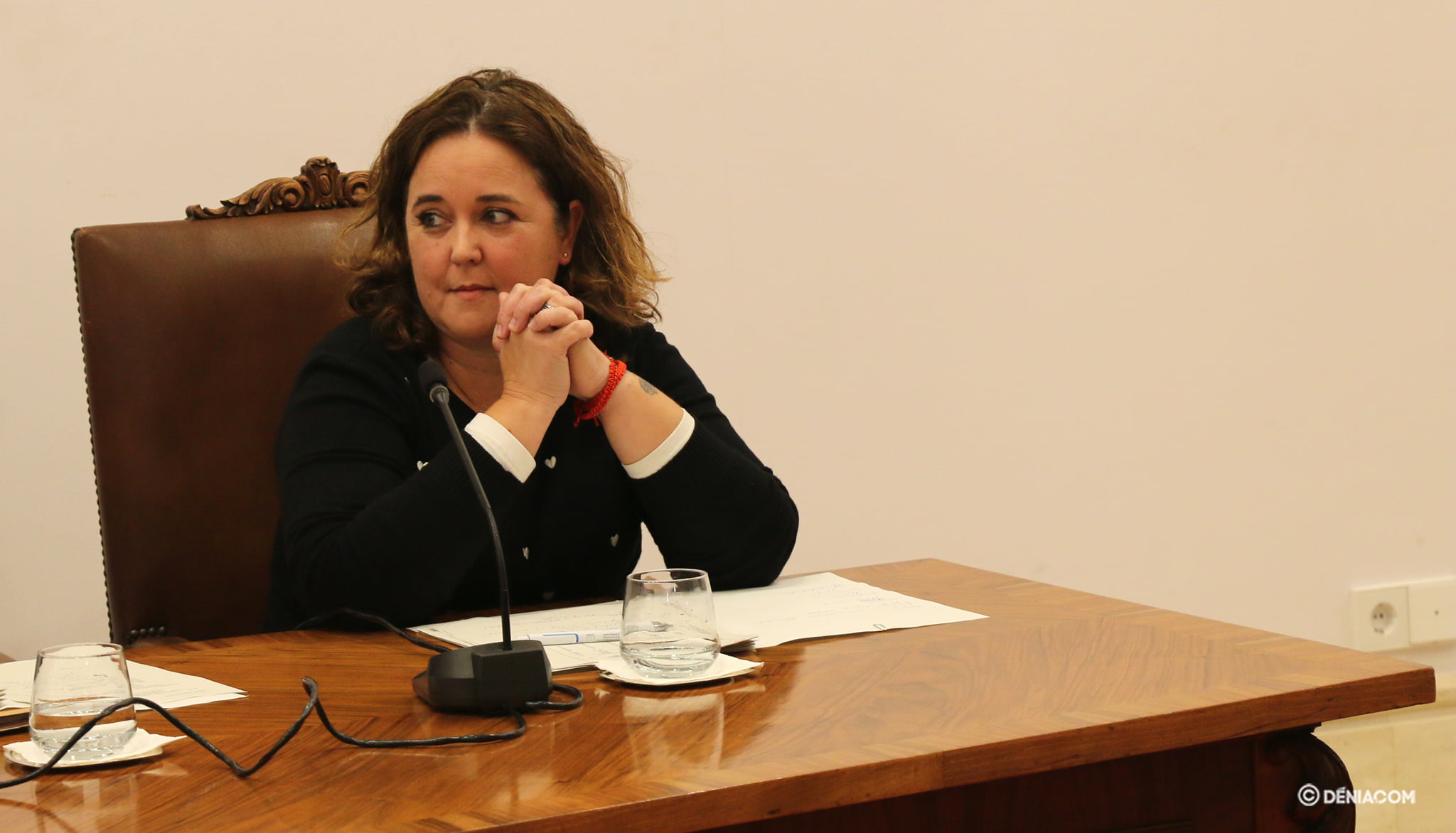 Maite Pérez Conejero durante el Pleno