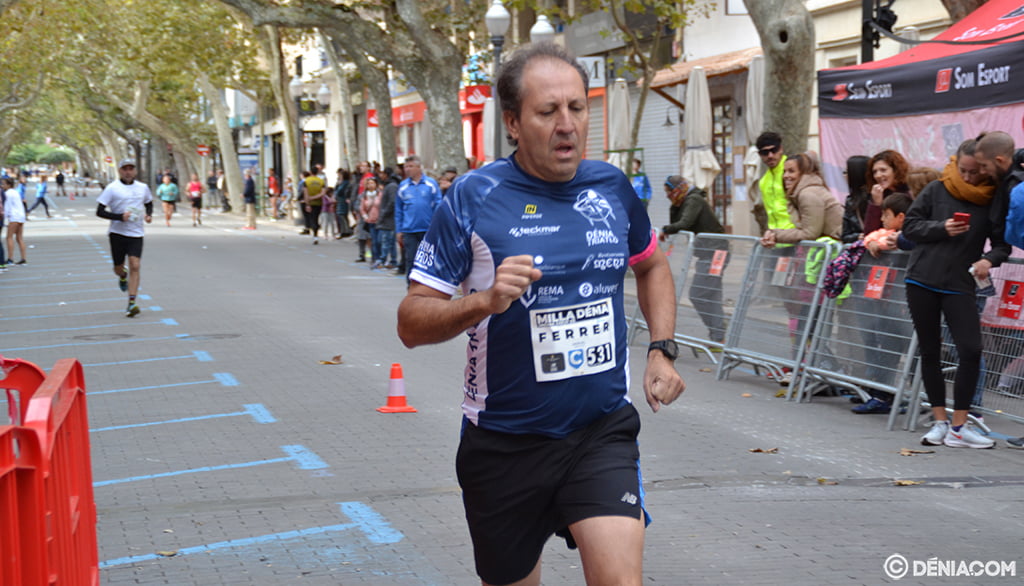 Manuel Ferrer en la carrera