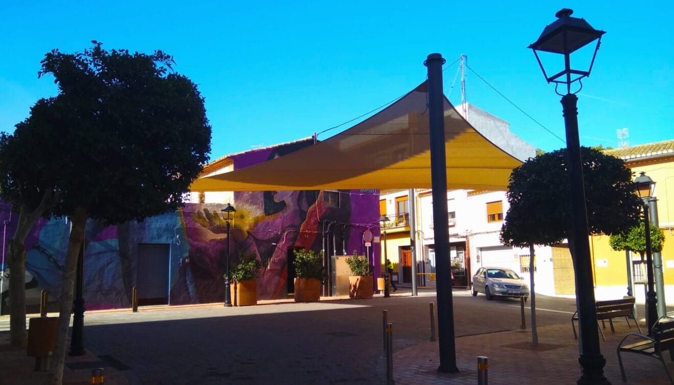 Nueva sombra instalada