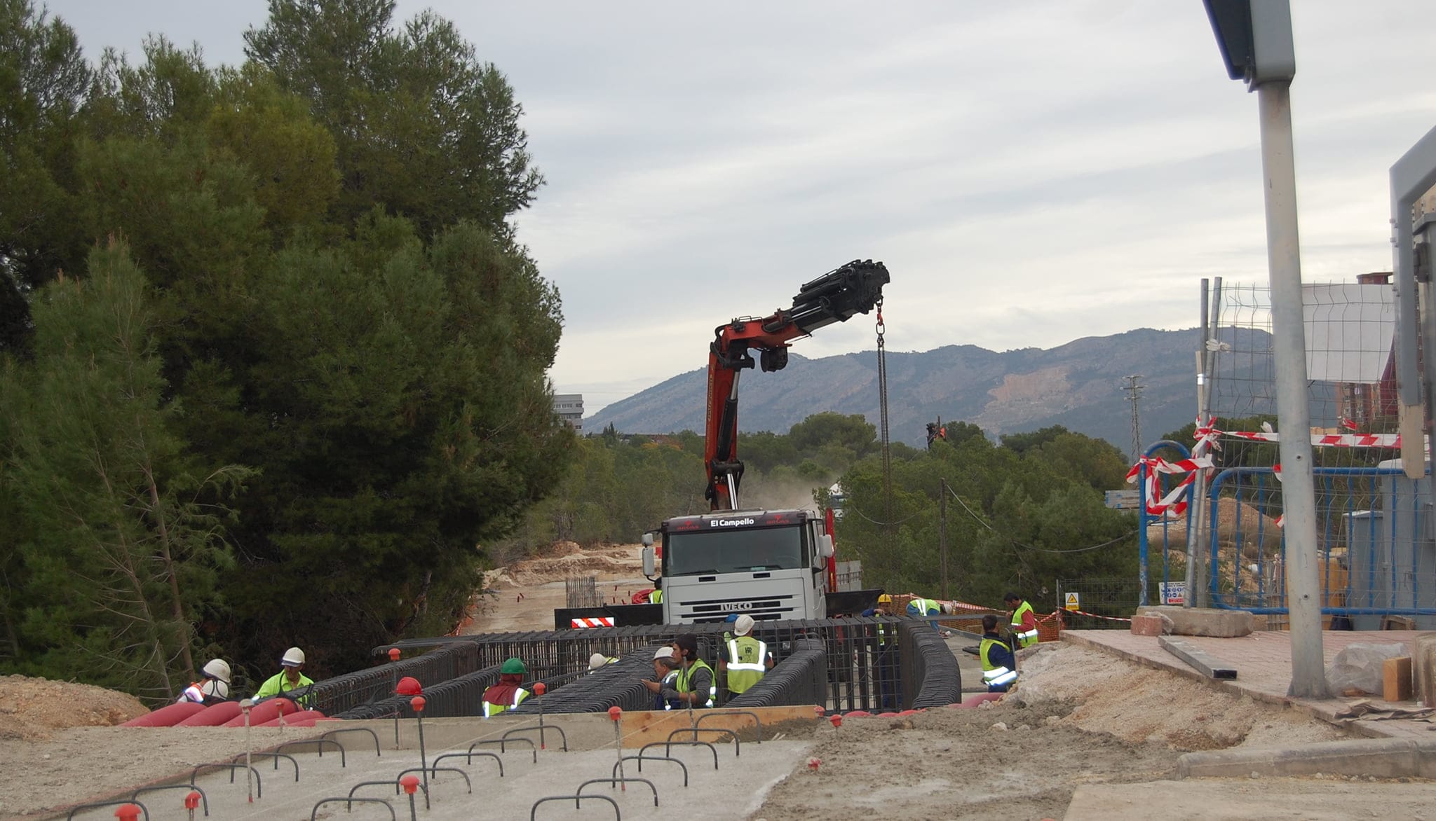 Imagen: Obras del TRAM