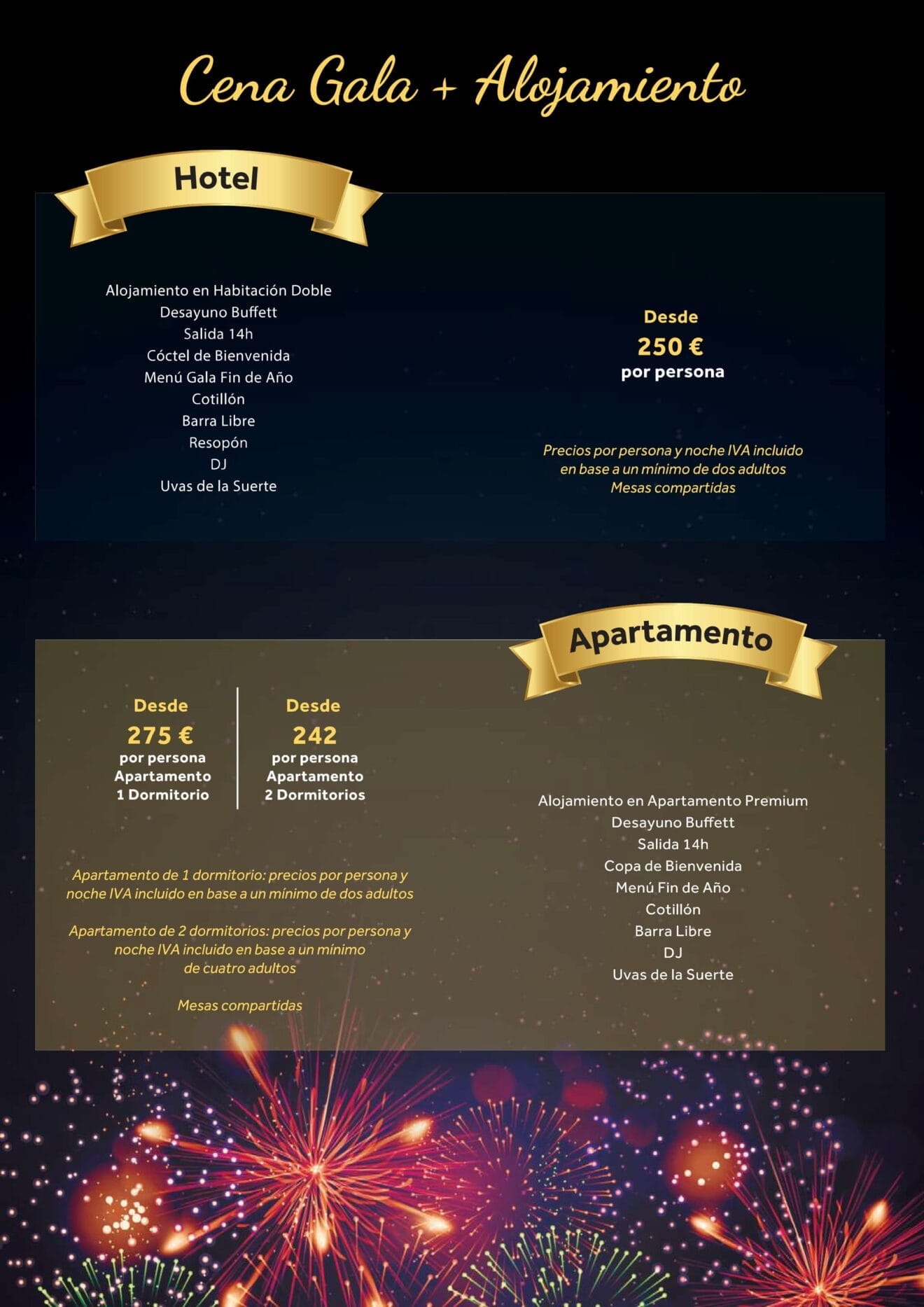 Paquete alojamiento gala adultos - Hotel Dénia Marriott La Sella Golf Resort & Spa