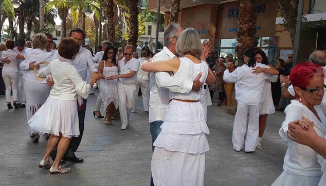 participantes del festival de tango