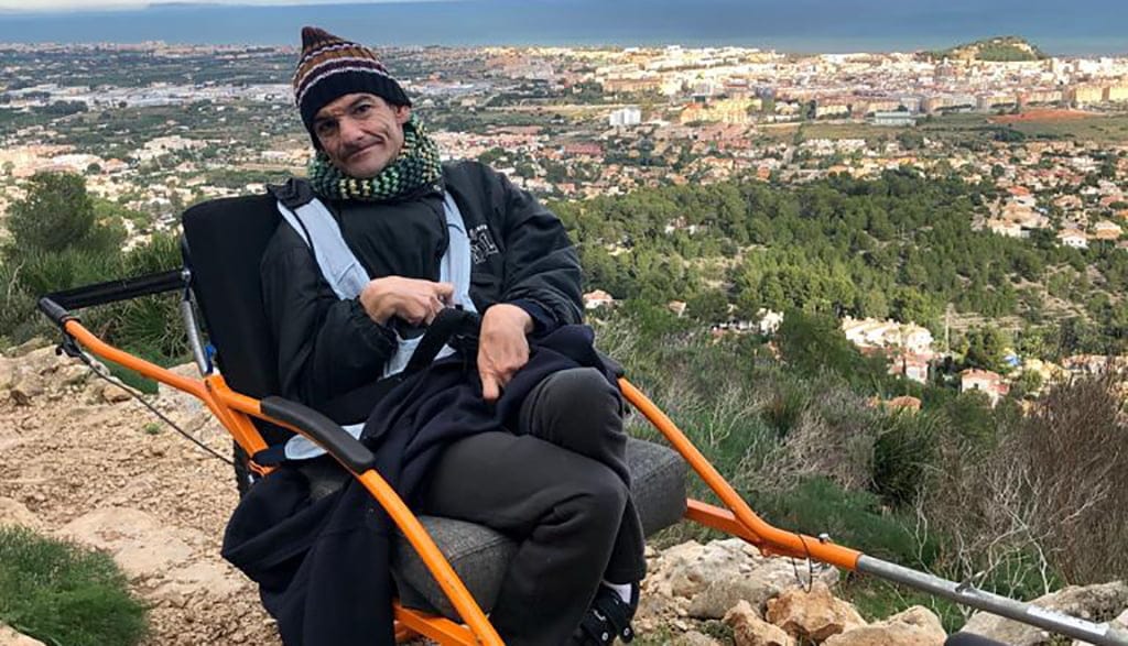 Imagen: Pascual Cervantes en el Montgó