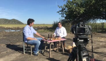 pep romany en la grabacion junto a vicent dominguis