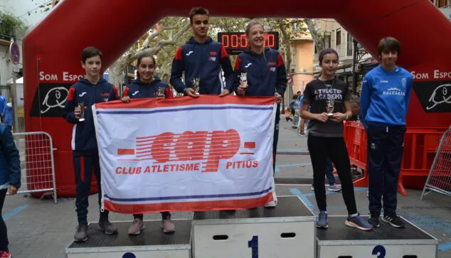 Miquel Piera del CA Baleària Diànium fue el mejor en la ‘II Milla Urbana de Dénia’ 20 podio infantil