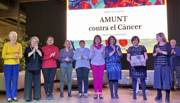 Imagen: Premio a AMUNT contra el càncer