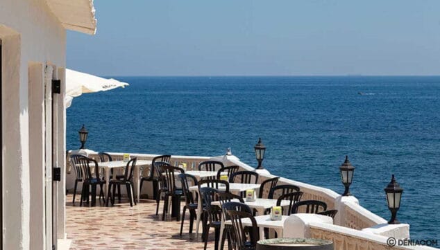terraza con vistas restaurante mena
