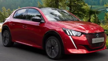 Gesamtansicht neuer Peugeot 208 Peumovil