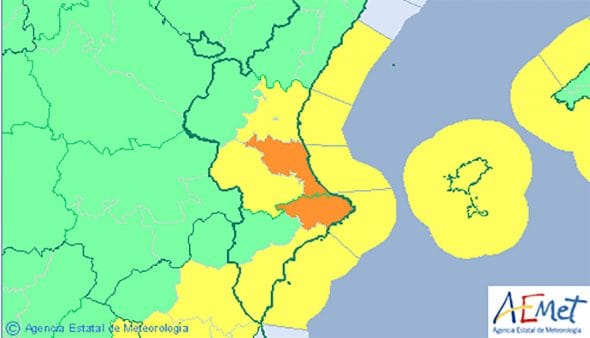Las noticias sociales más leídas en Dénia.com durante 2019 3 Imagen: Alerta naranja por lluvias en la Marina Alta