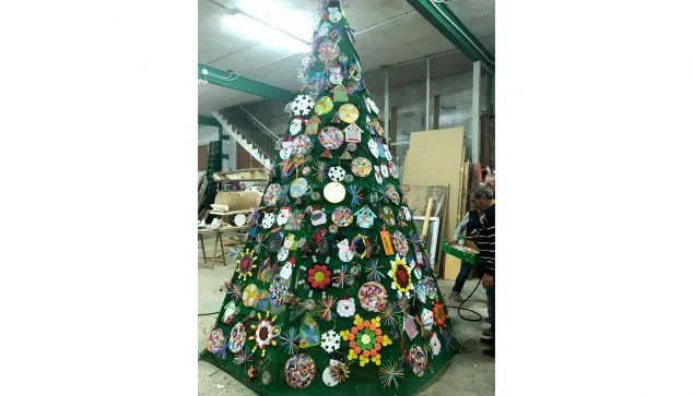 Imagen: Árbol de Navidad del ayuntamiento