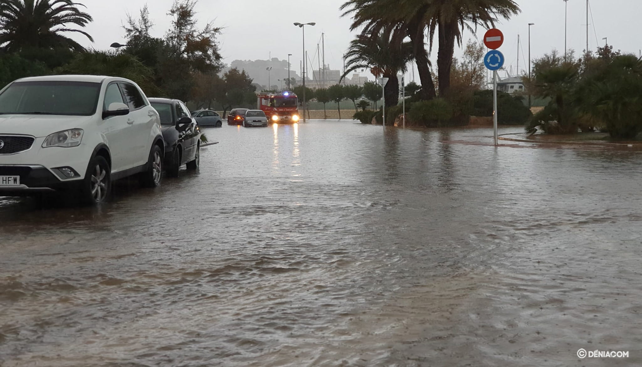 Calles de Dénia tras las primeras lluvias de diciembre 02
