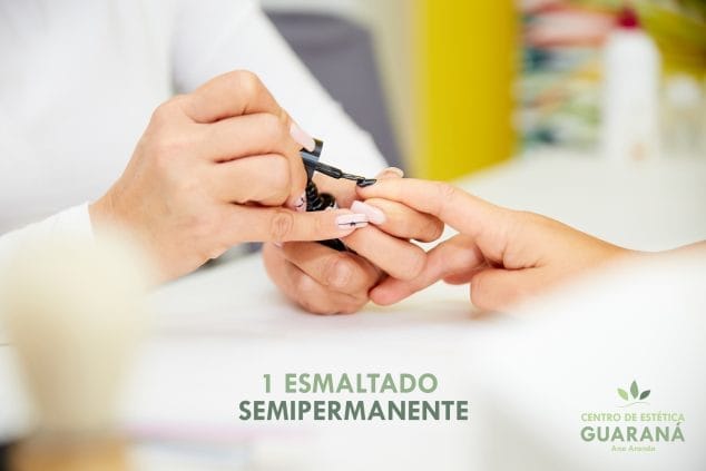 Imagen: Mega Cesta de Navidad 2019 - Centro de estética Guaraná - Un esmaltado de uñas semipermanente