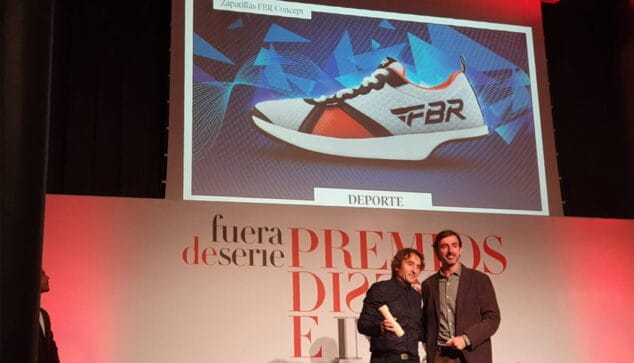 Imagen: En la pantalla el Concepto FBR zapatillas NOA