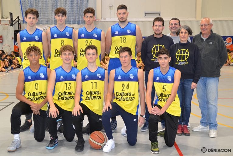Equipo Junior Masculino del Dénia Básquet