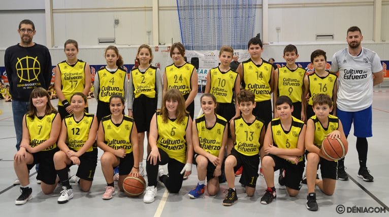Equipos Alevines 09 de la EM Básquet Dénia