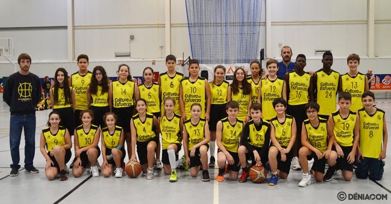 Equipos Infantiles 10 de la EM Dénia Básquet