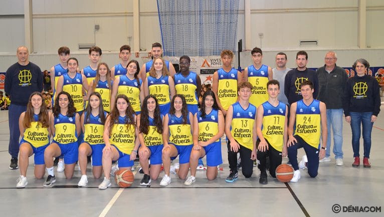 Equipos juniors del Dénia Básquet Club