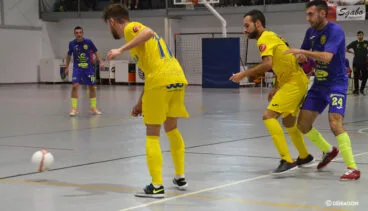Ferrán y Juanjo presionando a un rival