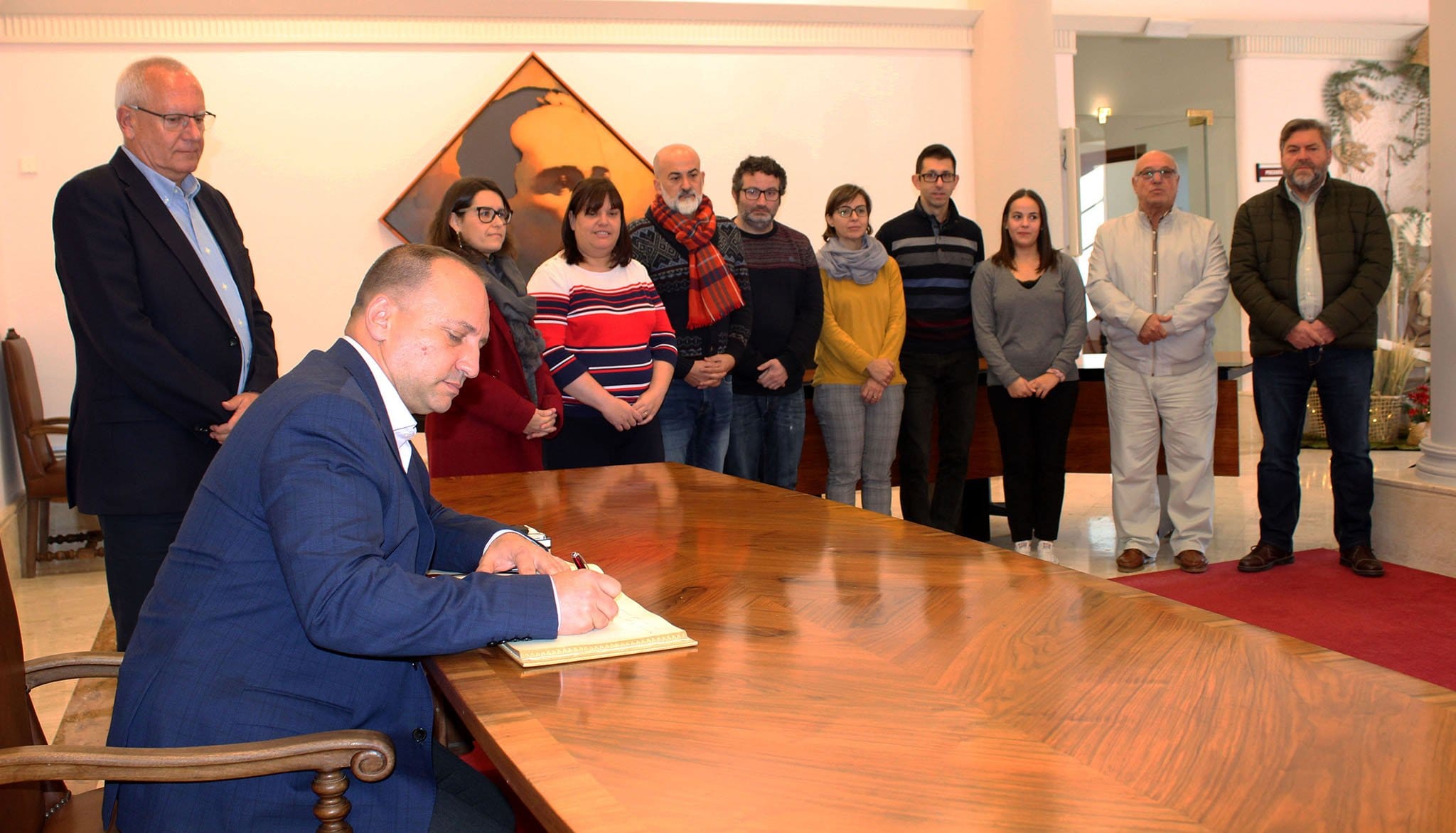 Imagen: Firma del Conseller