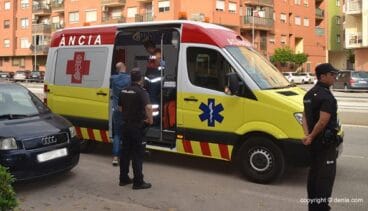 Foto de archivo de una ambulancia