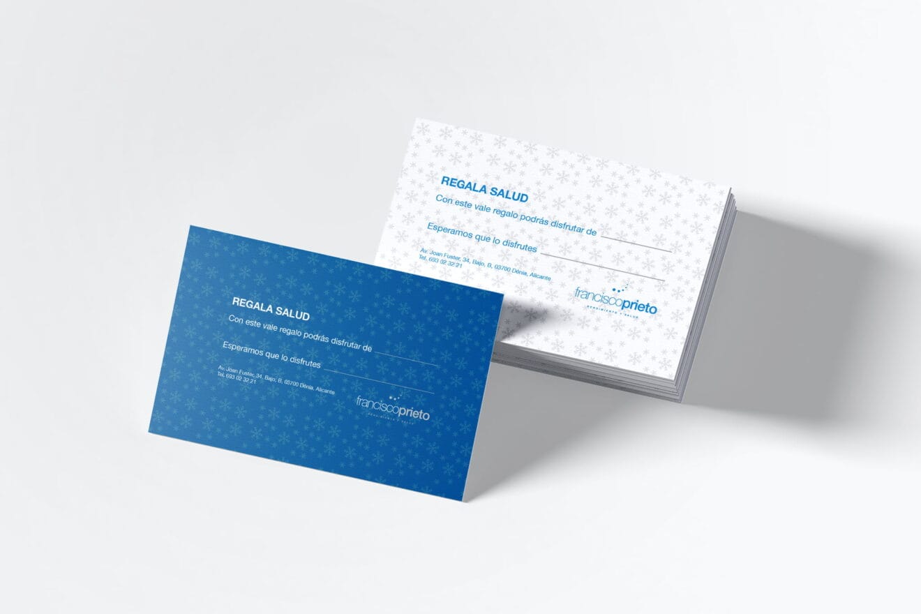 Francisco Prieto Studio - Vale para regalar salud en Navidad