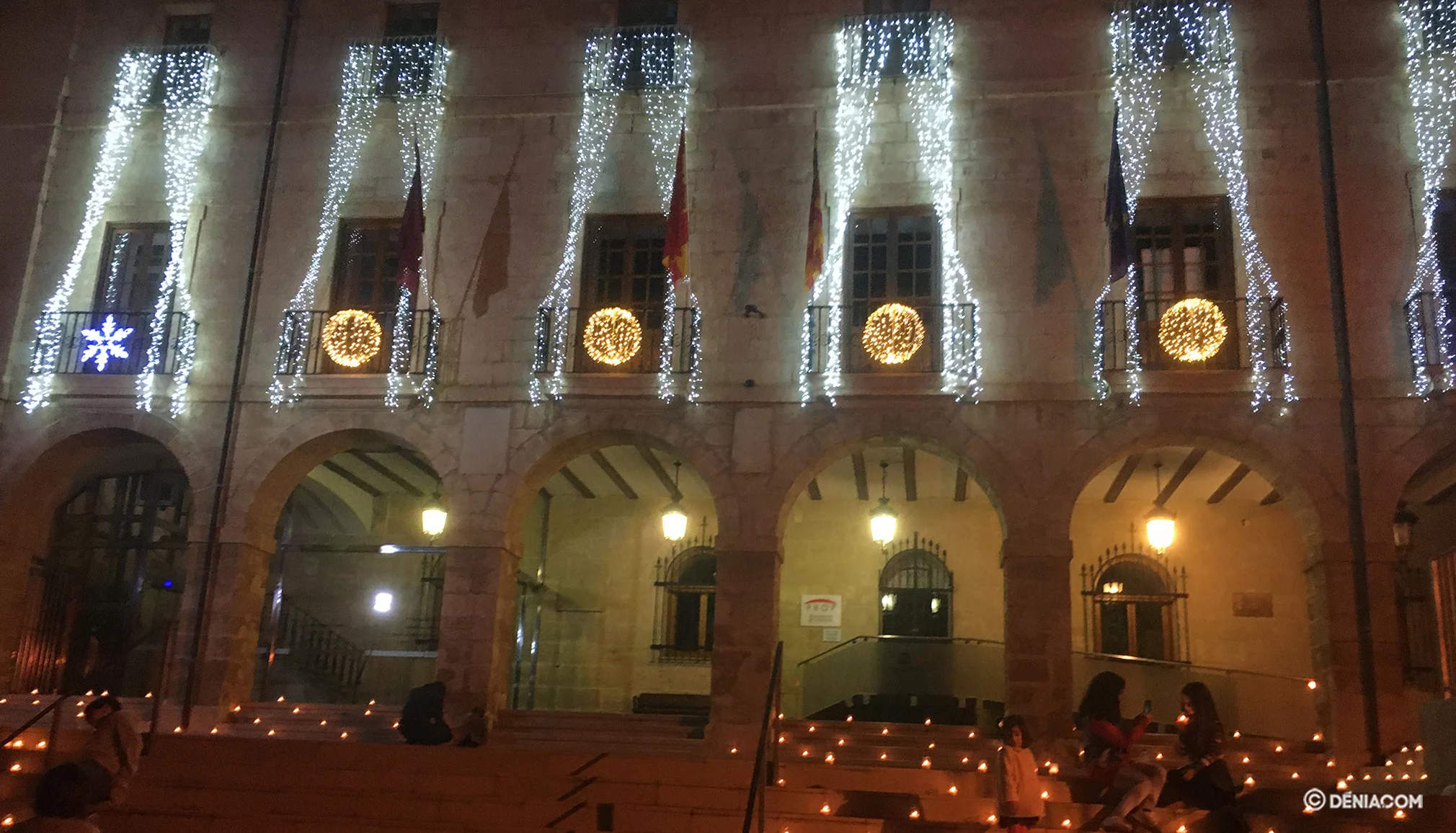 Iluminación de Navidad del ayuntamiento
