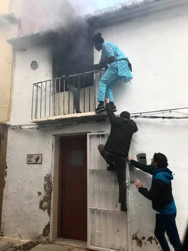 incendio en calle puerto 2