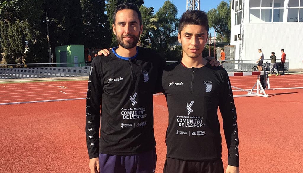 Imagen: Joan Pérez y su técnico Miguel Castillo