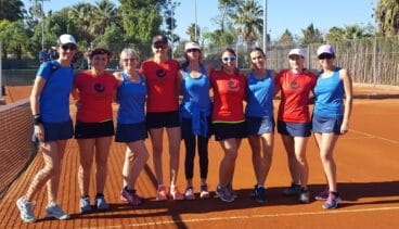 jugadoras del ct denia y del sportclub