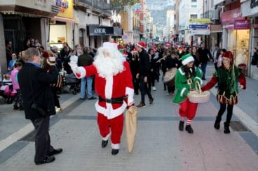 Llegada del Papá Noel a Dénia