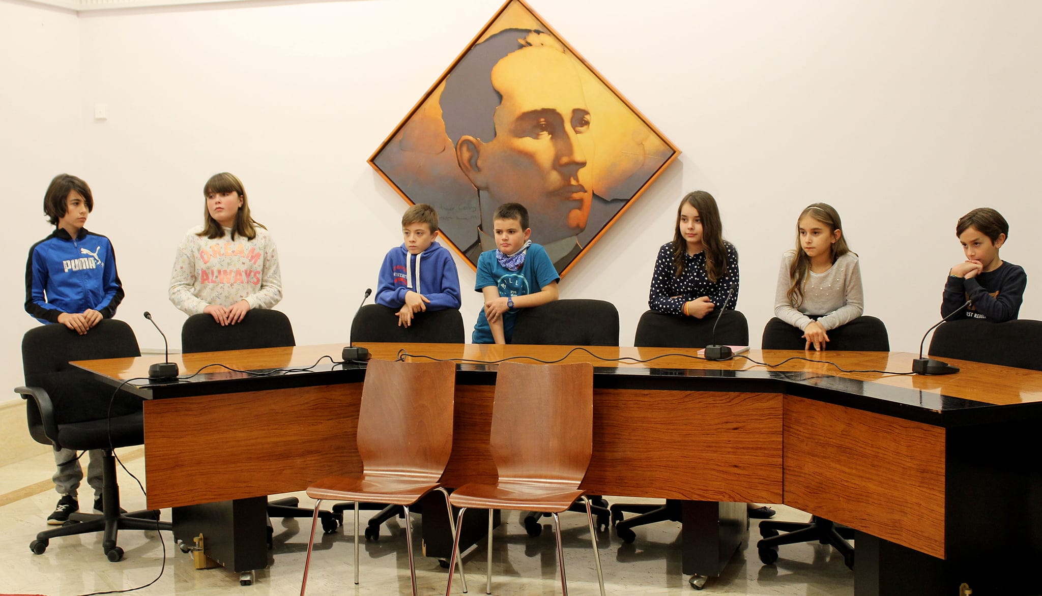 El medio ambiente y los menús escolares preocupan al CLIA 3 Imagen: Representantes de distintos colegios en el Consell