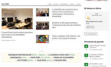 Sección de cultura e información de servicios