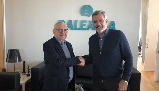 Imagen: Adolfo Utor junto a Jose María Cataluña