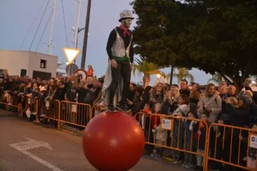 Animación durante la cabalgata de 2019