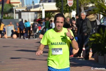 Carlos Sánchez entrando en meta