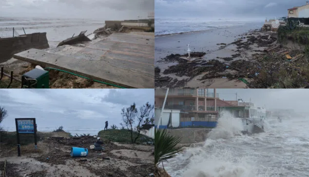 destacada el temporal en les deveses