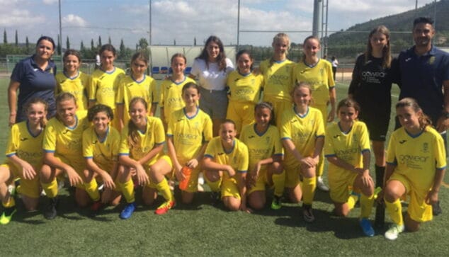 Imagen: Equipo femenino de la EM FB Dénia