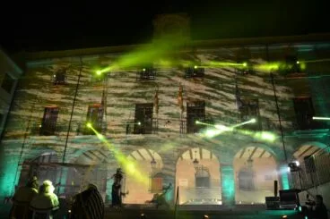 Espectáculo en la recepción de los Reyes