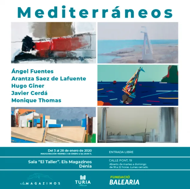 Els Magazinos acoge la exposición colectiva "Mediterráneos" 1 Imagen: Exposición en Els Magazinos