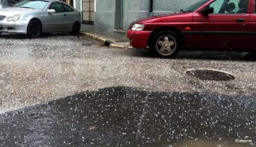 Granizo en Dénia